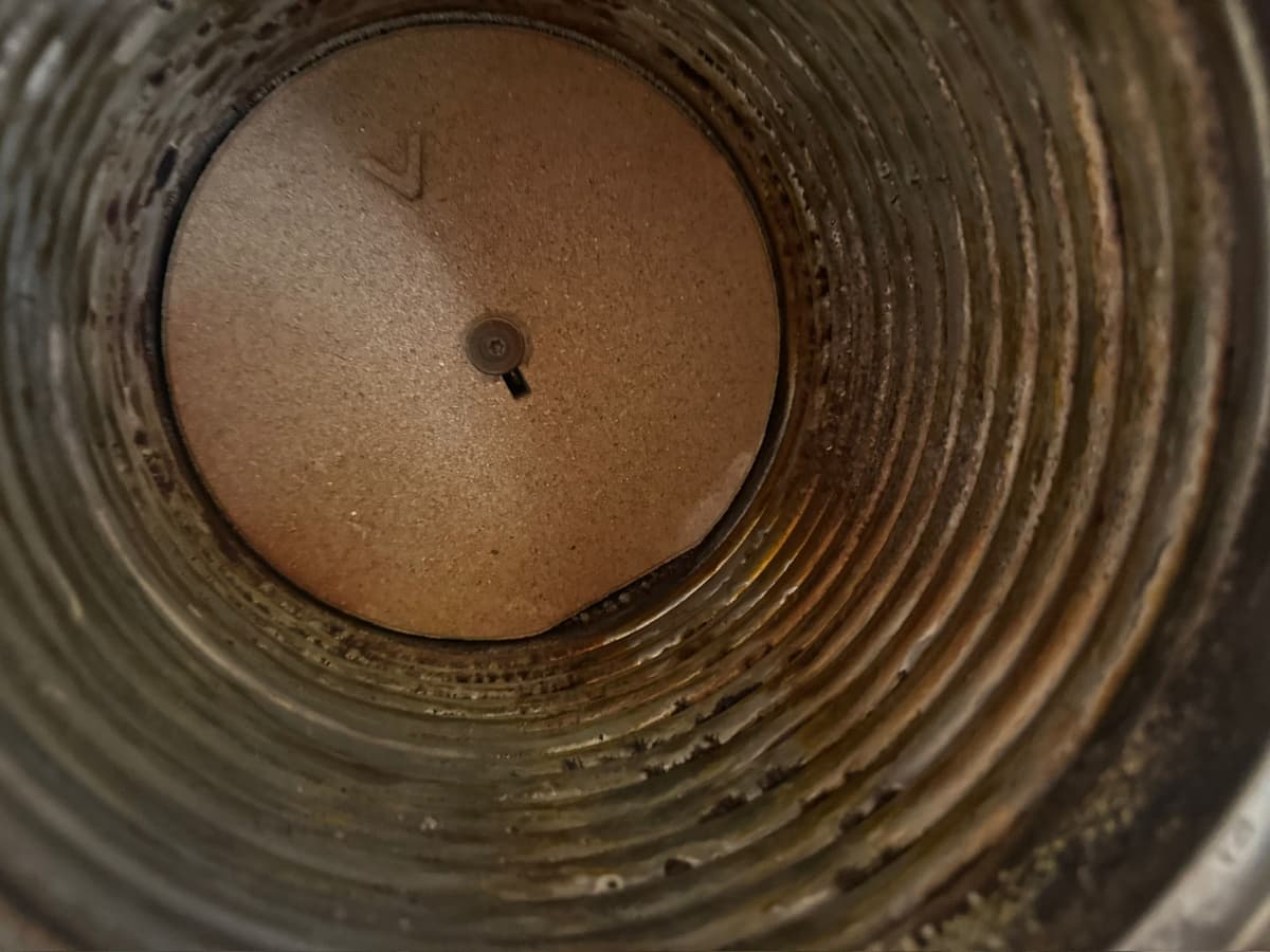 Detailed heat exchanger inspection during annual boiler service in Finchley